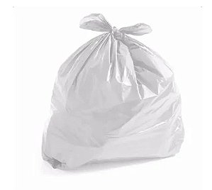 Saco para Lixo 40 Litros Branco– 60x70 cm – Pacote com 100 Unidades (1,5 kg)