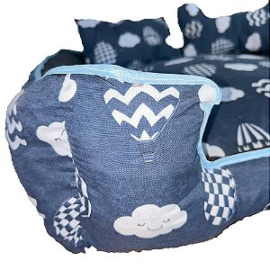 Cama Pet Onix Impermeável Média Cor:Balão