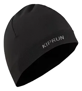 Gorro Térmico de Corrida Sem Costura Preto KIPRUN