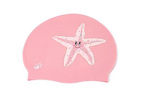 Touca Infantil de Silicone Rosa