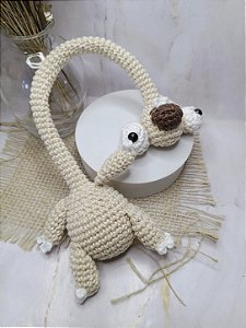 A preguiça Sid Amigurumi Colecionável (30 cm) – Inspiração A Era do Gelo