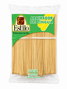 Pacote de Abaixador de Língua da Estilo - 100 unidades