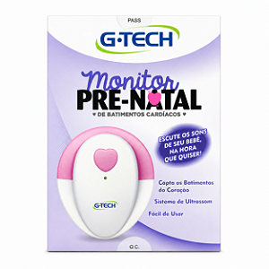 Monitor Pré-Natal de Batimentos Cardíacos G-Tech DOPGT1 – Detector Fetal por Ultrassom