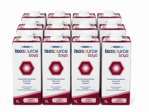 Dieta Enteral Isosource 1.2 Soya Nestlé Caixa C/12 Unidades
