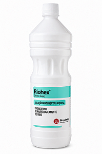 Antisséptico Riohex Clorexidina 0,2% 1 Litro Rioquímica
