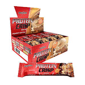 Protein Crisp Bar Peanut Butter 12 un Integralmedica