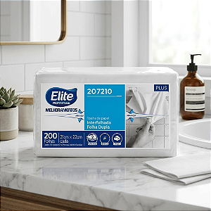 Papel Toalha Interfolhado Elite Professional Plus Folha Dupla