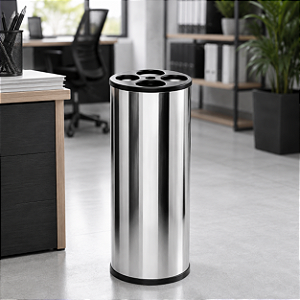 Lixeira em Aço Inox para Copos (Água/Café)