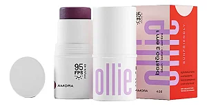Bastão Ollie 3 em 1 Blush, Batom e Sombra Amora