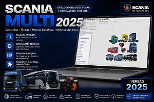 Scania Multi 2025 – Catálogo de Peças e Serviços Scania