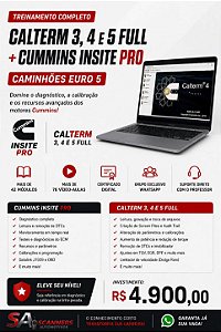 TREINAMENTO CALTERM 3, 4 e 5 FULL CAMINHÕES EURO 5 TREINAMENTO CUMMINS INSITE PRO