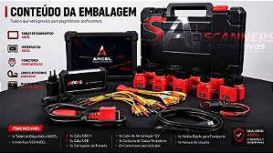 Scanner ANCEL X7-HD Profissional para Caminhões | 40+ Funções de Serviço + Diagnóstico Completo