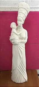 AFRICANA C/ FILHO E TURBANTE 80CM -1055