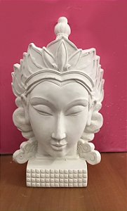 CABEÇA DE BUDA COM COROA - 1850