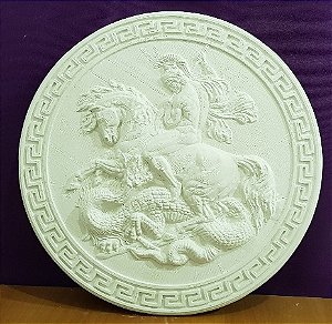 SÃO JORGE PLACA 28CM - 2126