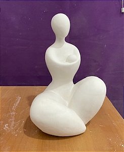 MULHER COM FILHO MODERNA 24CM - 2306
