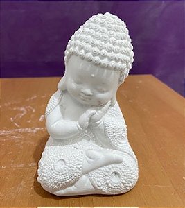 BUDA BEBÊ MÃO NO ROSTO 13CM - 2345
