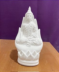 MÃO COM BUDA 16CM - 2354