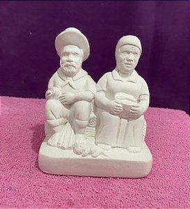 CASAL DE PRETO VELHO 14CM - 2520