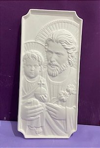 SÃO JOSÉ PLACA 34X16 - 2556