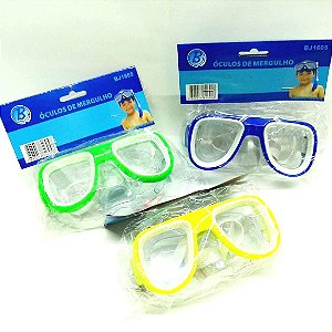 Óculos de Mergulho Infantil - Varias Cores - BJ1605