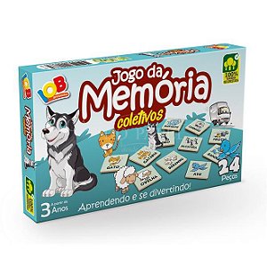 Jogo da Memória - Bichos - Castelarte - Brinquedos Educativos