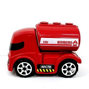 Caminhão de Bombeiro - Play Kids - Linha Boy  - 15 cm - Ref.1403 - Altimar