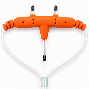 Sensor Fluxo Aéreo Nasal - Termistor para Fast Poli e iBlue 64 - conector 02 pinos touch proof - cabo com 2,0m