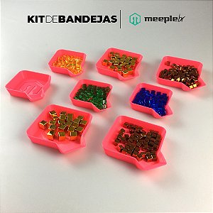 Kit de Bandejas Rosa - (8 unidades)