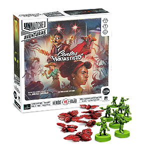 COMBO: Unmatched Aventuras: Contos Fantásticos + Miniaturas Deluxe