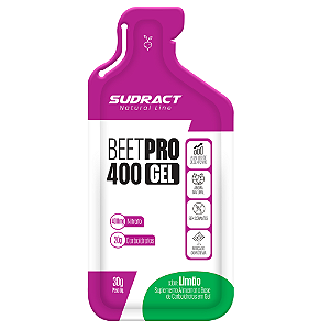 Energy Pro Gel Beet 400 sachê 30g Beterraba Limão