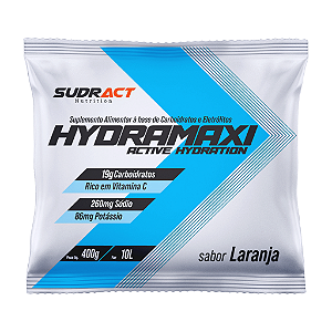 Hydramaxi 400g Laranja Pó p/ Isotônico
