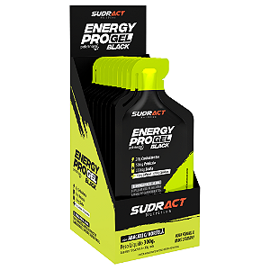 Energy Pro Gel Black 30g Cx 10sc Abacaxi c/ Hortelã
