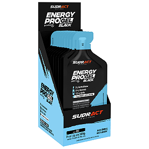 Energy Pro Gel Black 30g Cx 10sc sabor  Ice