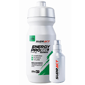 Kit Energy Pro Gel 480g Squeeze + Mini Limão
