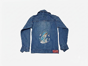 Jaqueta jeans Bordada infantil