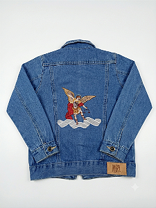 Jaqueta jeans Bordada infantil