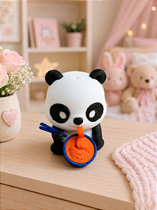 Panda Pop Lamen em Impressão 3D
