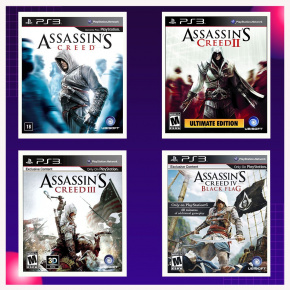 Assassins Creed Quadrilogia (1,2,3,4) PS3