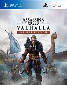 Assassin's Creed Valhalla Edição Deluxe PS4 e PS5