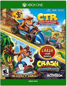 Crash Bandicoot N. Sane Trilogy + CTR Nitro-Fueled Xbox Bundle