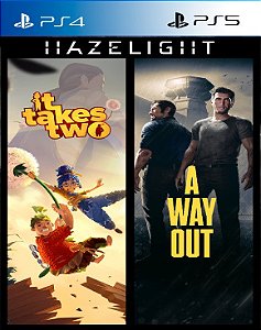 It Takes Two + A Way Out (PS4/PS5) Midia Digital