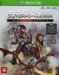 Terra-média Sombras da Guerra Edição Definitiva Xbox
