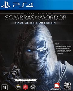Terra-média Sombras de Mordor Edição Jogo do Ano PS4