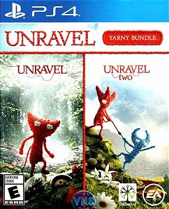 Unravel Yarny Conjunto PS4 Mídia Digital