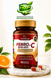 Ferro Quelato 500 mg com Vitamina C