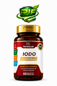 Iodo 400 mg 60 Cápsulas RIF Nutraceuticos