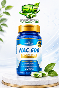 NAC 600 30 Cápsulas Antioxidante Herbolab