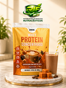 Whey Protein Concentrado 900g Cappuccino Doce Leite
