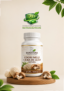 Cogumelo + Juba de Leão 500mg 60 cápsulas